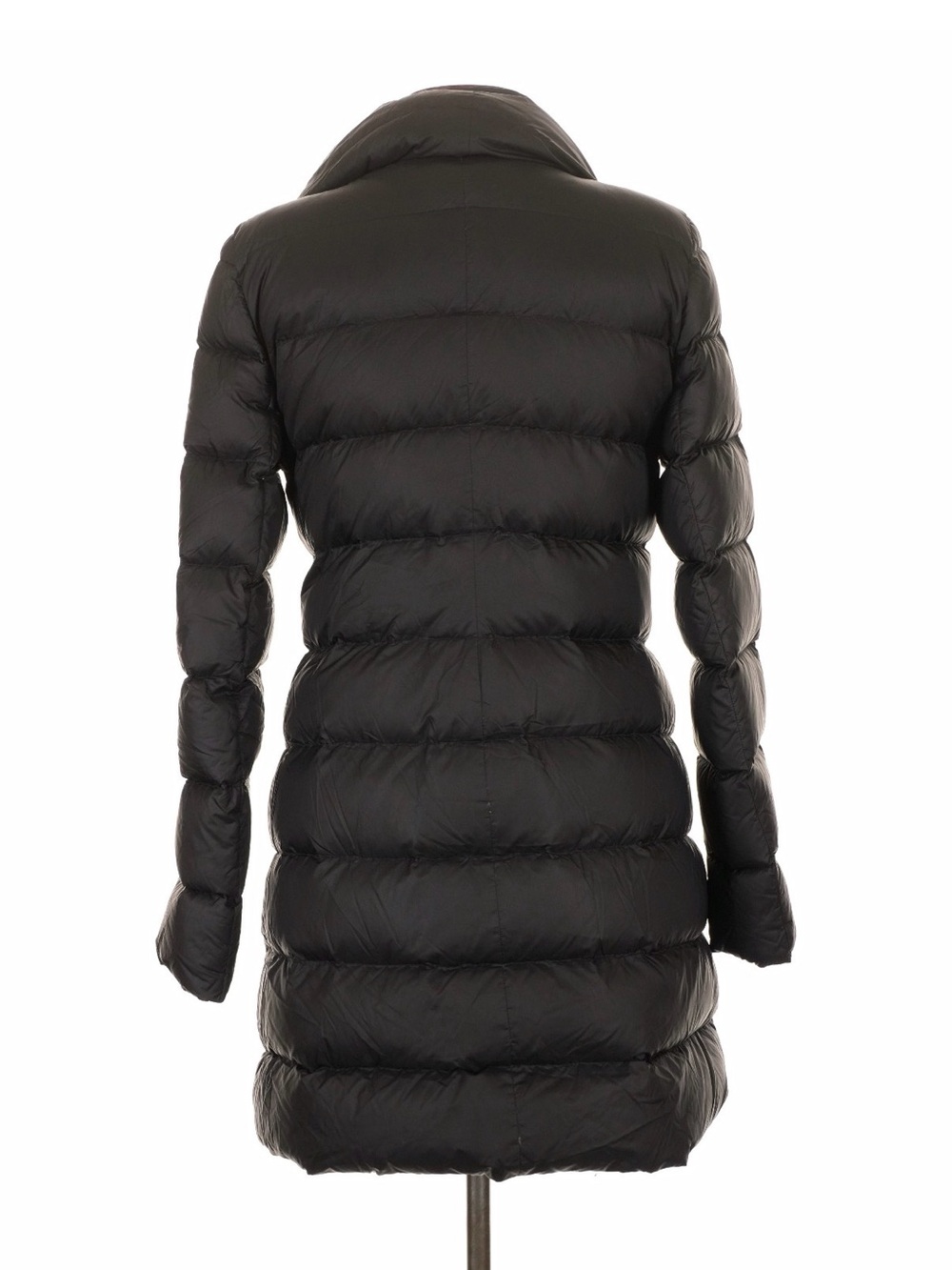 Mackage Large Down Puffer Mid-Length Long Coat Jacket Asymmetrical Zipper - Picture 2 of 5